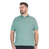 Camisa Polo Masculina De Malha Diametro Verde Plus G1