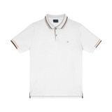 Camisa Polo Masculina Em Piquet Diametro Branco M