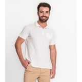 Camisa Polo Masculina Em Meia Malha Diametro Bege M