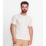 Camiseta Masculina Estampada Diametro Bege G