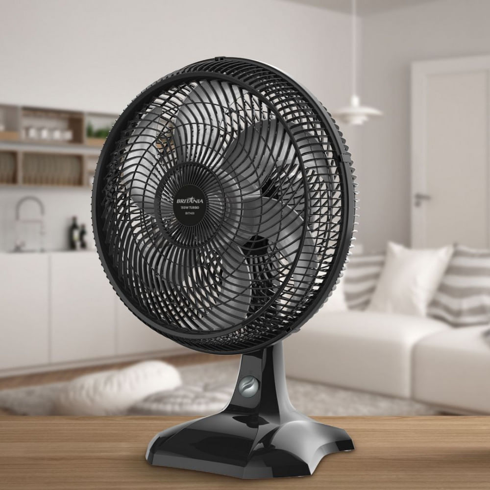 Ventilador De Mesa Britânia 3 Velocidades 40cm Bvt400