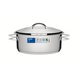 Caçarola Tramontina Solar Aço Inox Fundo Triplo 24 Cm 4,7 L