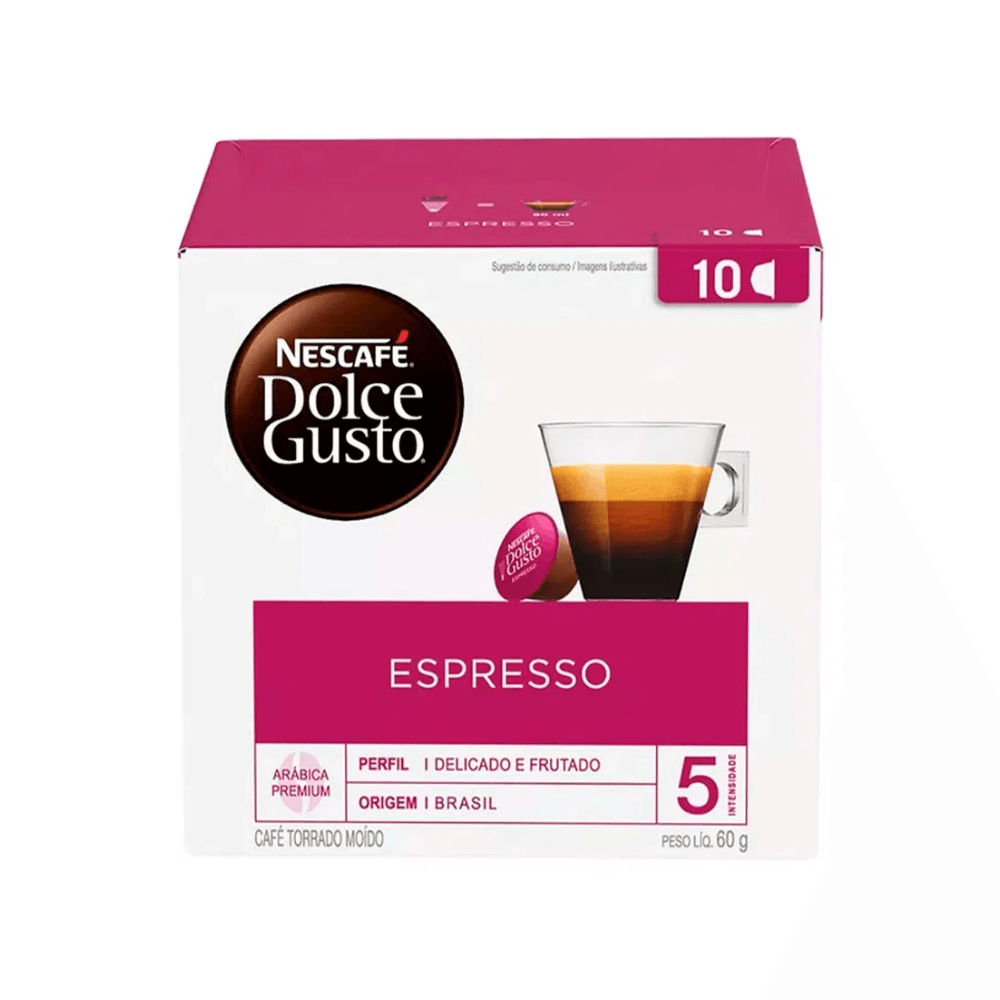 Cápsula Dolce Gusto Espresso Com 10 Unidades Dolce Gusto