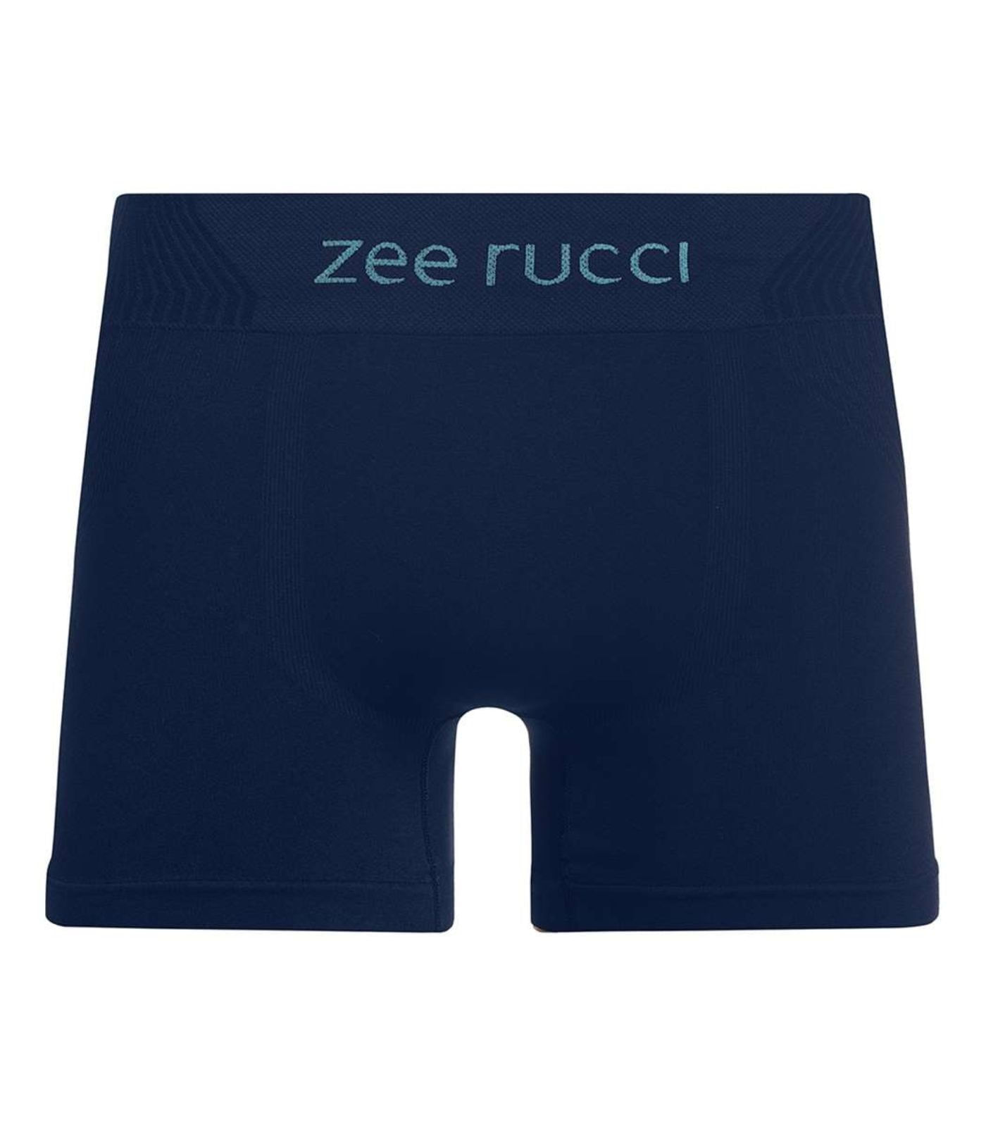 Cueca Boxer Sem Costura Zee Rucci Azul M