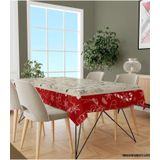 Toalha De Mesa 6 Lugares Wevans Vermelho Un