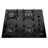 Cooktop Itatiaia 4 Bocas Electra Preto Bivolt