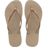 Chinelo Feminino Slim 39/0 Rosê Gold - Havaianas