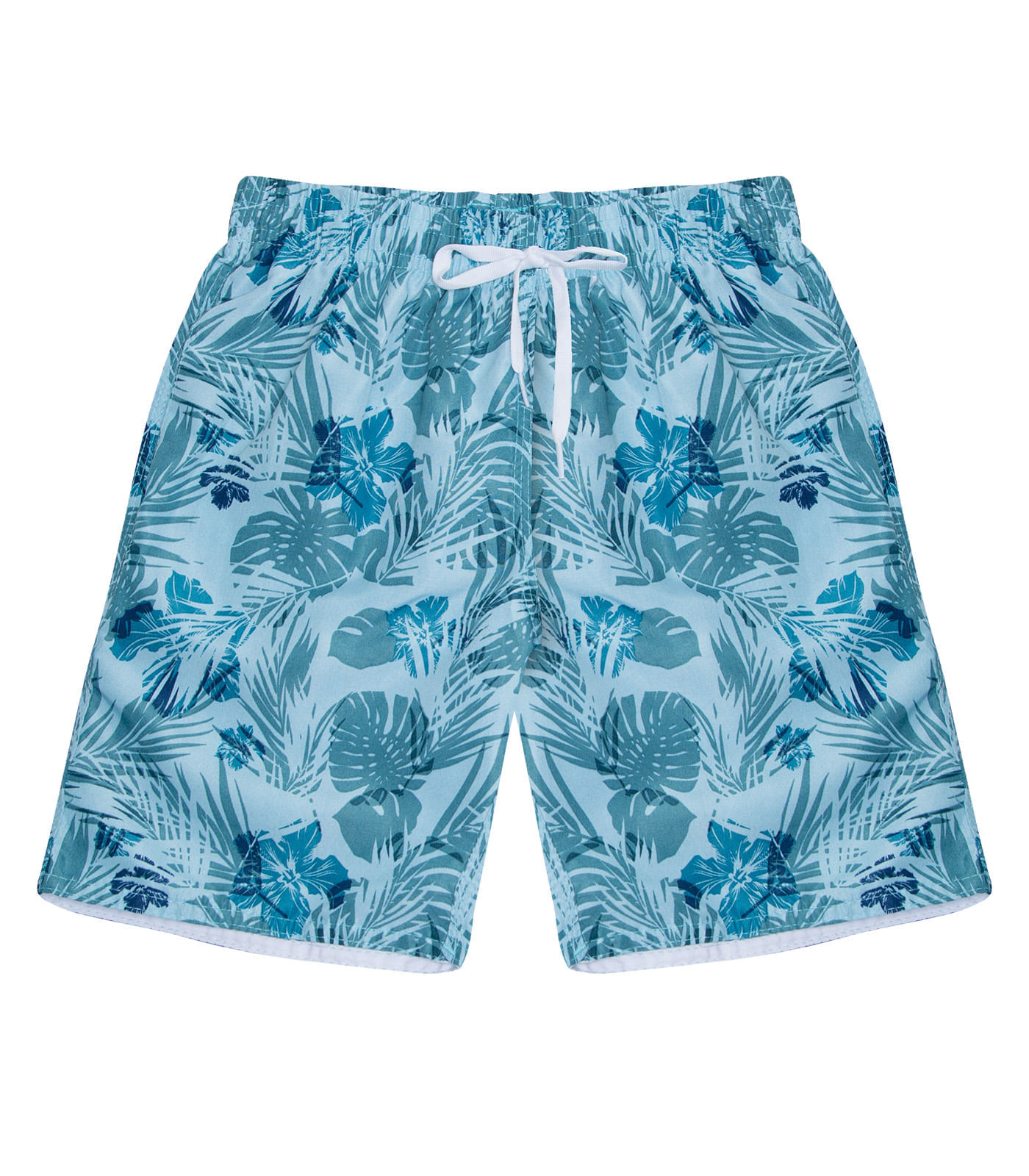 Bermuda Juvenil Masculina Estampada Tno Azul 8