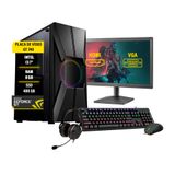 Pc Gamer Completo I3 7° Gt 740 8gb Ssd 480gb Monitor 19&#39;&#39;