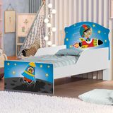 Cama Infantil Astro No Espaço Com Colchão