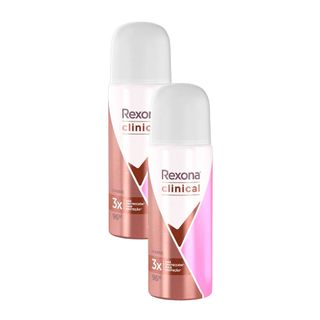 Kit 2 Desodorante Antitraspirante Rexona Clinical Creme Clean 96h