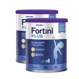 Kit 2 Fortini Plus Pó Sem Sabor 400g