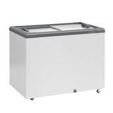 Freezer Horizontal Ghd300h Cinza 300 Litros 2 Tampa Vidro 127v Gelopar