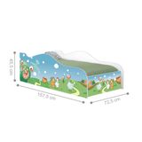 Mini Cama Fun Fazendinha Infantil Com Colchão