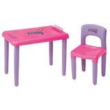 Mesinha Meg Infantil Mesa Rosa Magic Toys 3023