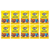 Kit 10 Bala Fini Gelatina Minhoca Brilho 90g