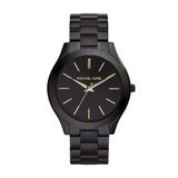 Michael Kors Feminino Slim Runway Black Watch Mk3221