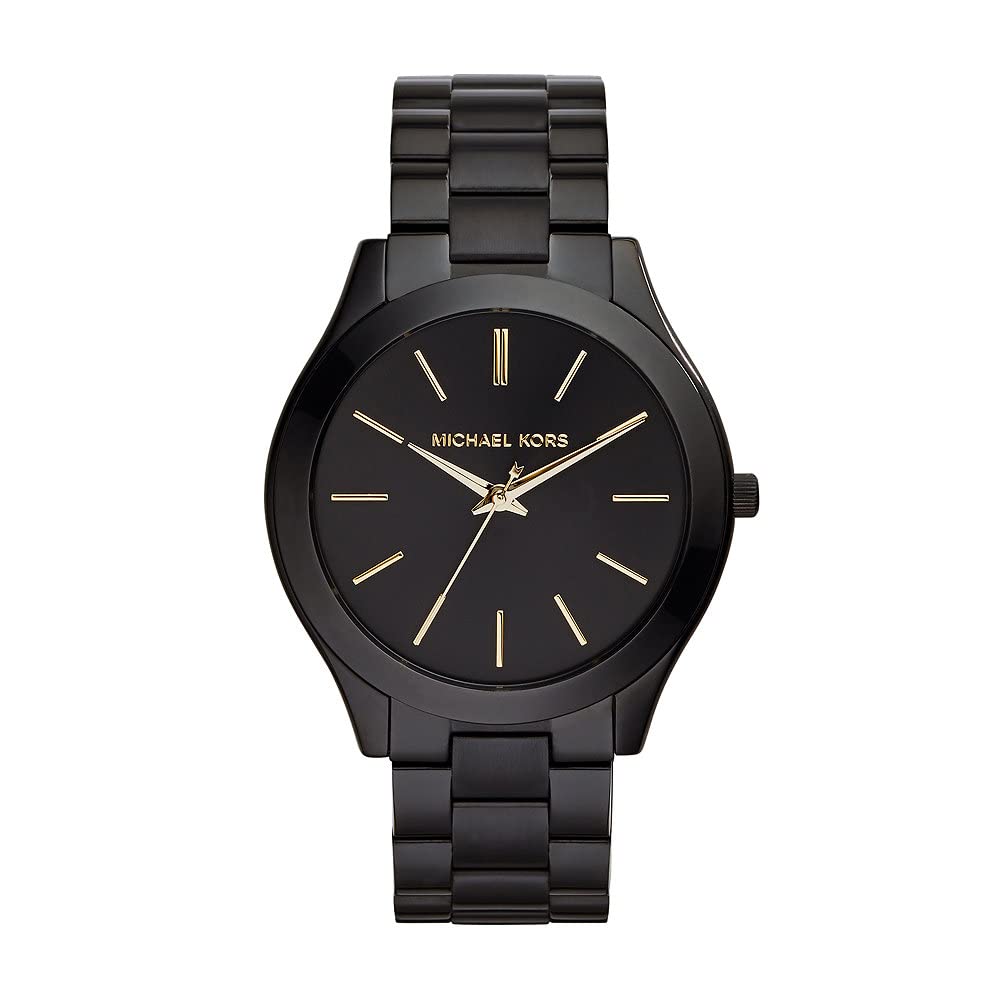 Michael Kors Feminino Slim Runway Black Watch Mk3221