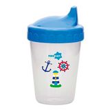 Copo Infantil Antivazamento Plástico 250ml Decorado Azul Neopan