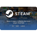 Gift Card Digital Steam R$ 53