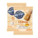 Kit 2 Barra De Cereais Nutry Aveia, Banana E Mel 3 Unidades Com 22g Cada
