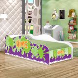 Mini Cama Fun Slime Menino Infantil Com Colchão