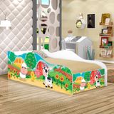 Mini Cama Fun Fazendinha Colorida Infantil Com Colchão