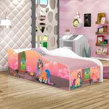 Mini Cama Fun Unicórnio Mágico Infantil Com Colchão