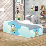 Mini Cama Fun Usrsinho Patrulheiro Infantil Com Colchão