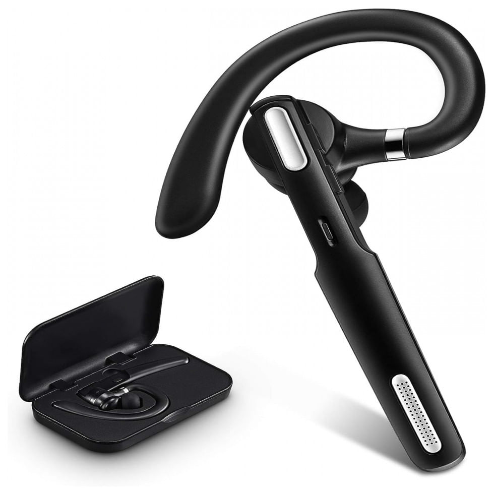 Fone De Ouvido Sem Fio Headset Bluetooth Para Chamadas Com Microfone, Icomtofit G3 Black, Preto