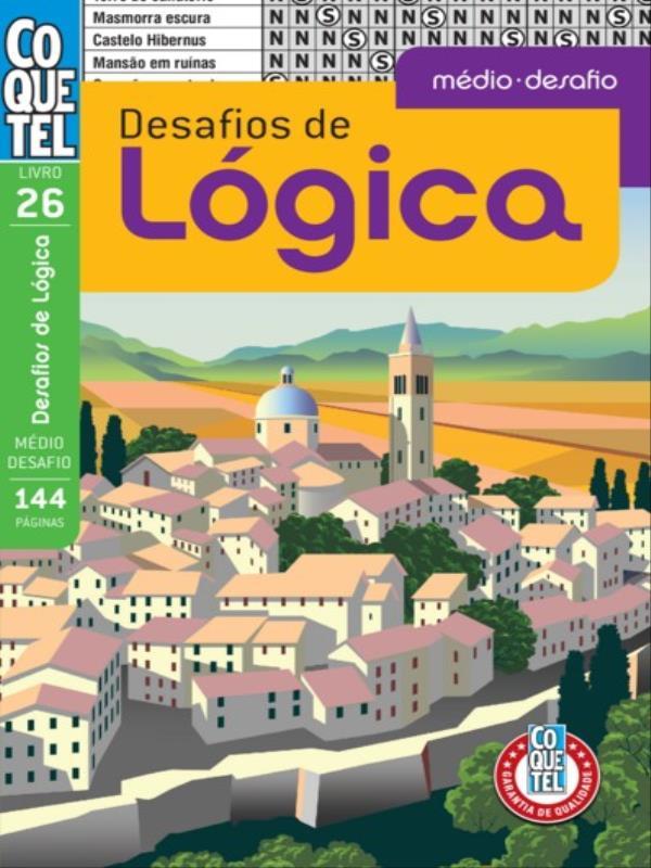 Livro de Passatempo Coquetel Problemas de Lógica Kit 2 Vols