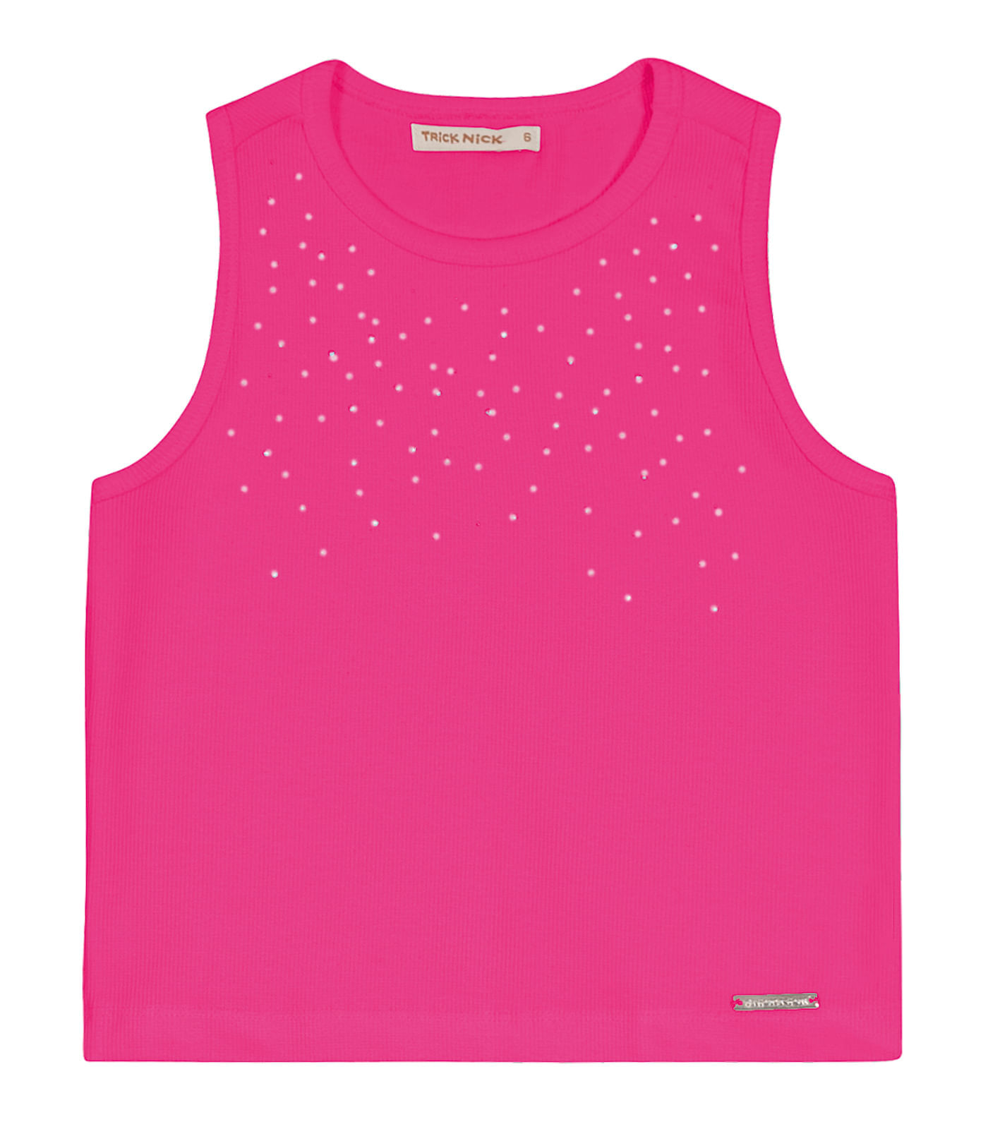 Regata Cropped Juvenil Feminina Ribana Trick Nick Rosa 14