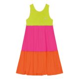 Vestido Midi Infantil Trick Nick Verde 6