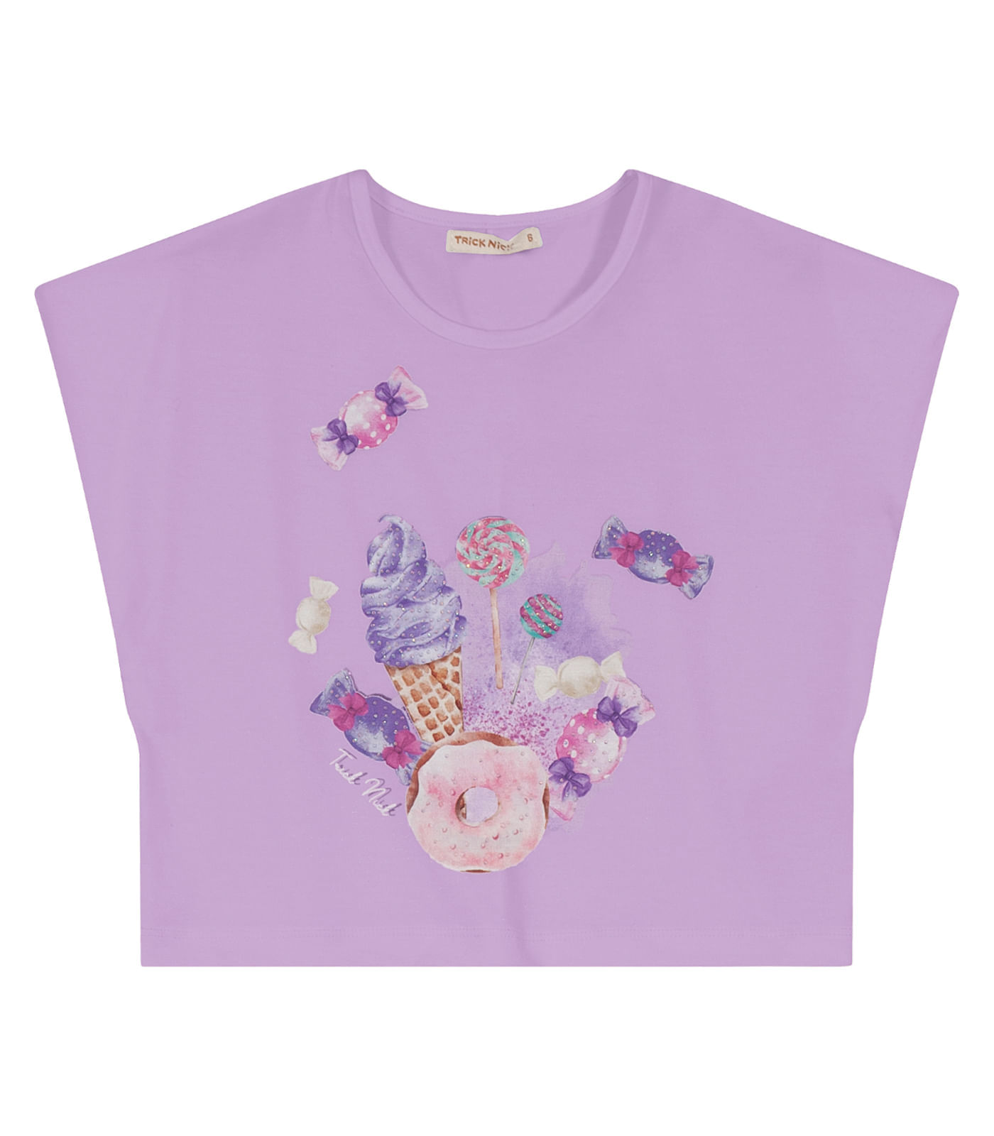 Regata Estampada Infantil Trick Nick Roxo 6