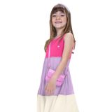 Vestido Midi Infantil Trick Nick Rosa 4