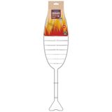 Grelha Tramontina Churrasco Em Aço Inox 71,3 X 16,5 Cm Tramontina