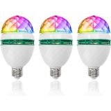 3 Pack Color Rotating Bulb E26 Rgb Multi Cor Mudando Par