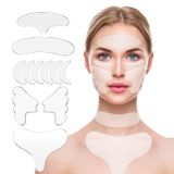 Rugas Patches Peito Rugas Almofadas Conjunto De 11 Pcs Wr Facial