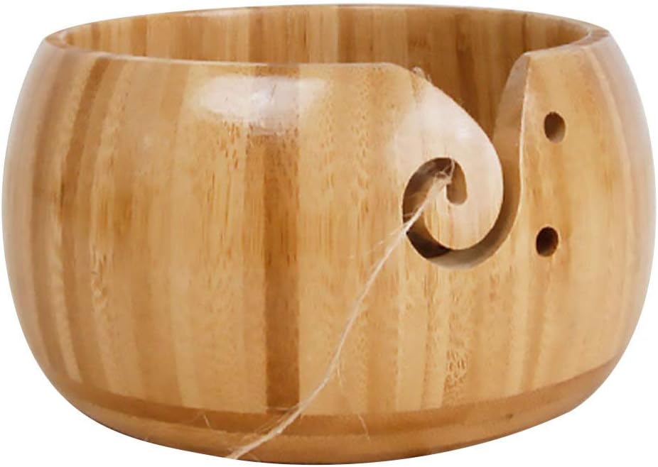 Tigela De Fio Grande Handmade Yarn Storage Bowl Para Knitti