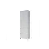 Armário De Cozinha Modulado Paneleiro Rainha C/ 2 Portas E 2 Gavetas 70cm Branca - Nesher