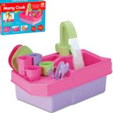 Brinquedo De Cozinha Silmar Brinquedos Mamy Cook Rosa 6170 3+