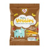 Biscoito Nhami Mami Mini Veggie Snack Feijão, Arroz E Cenoura 18g