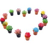 Mini Vasos De Plantas Artificiais Crochê Handmade Kintting Flow