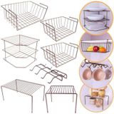 Kit Organizador Para Armário Com 7 Peças Viena Lavanda | 01 Bel