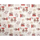 Toalha De Mesa Classic 0,22mm 1,37m Cachepot Marrom Kapazi