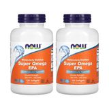 Super Ômega Now Foods Epa 1200mg 360/240 Óleo De Peixe Epa 120 Softgels 2un