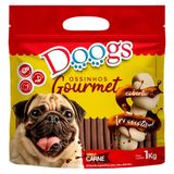 Palitinho Doogs Gourmet 8mm Carne Para Cães - 1 Kg