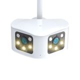 4k 10x Zoom Dual Lente 180 ° Câmera Ip Sem Fio