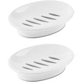 2-pack Sabonete Prato Com Dreno Sabão Porta Sabão De Fácil Limpeza S