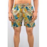 Short Praia Masculino Bolinha De Gude - Dourado